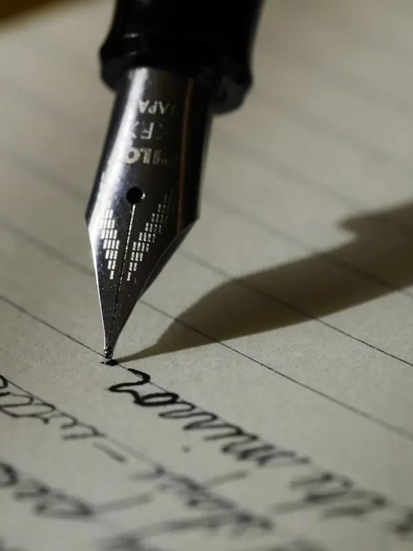 Writer creating content for blogs and social media