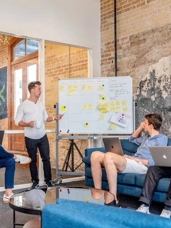 Social media strategist planning content calendar